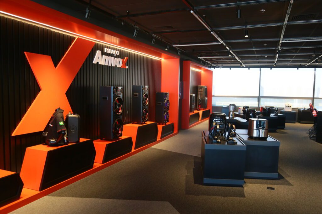 Os produtos apreendidos são da marca Amvox - Crédito da foto:
divulgação