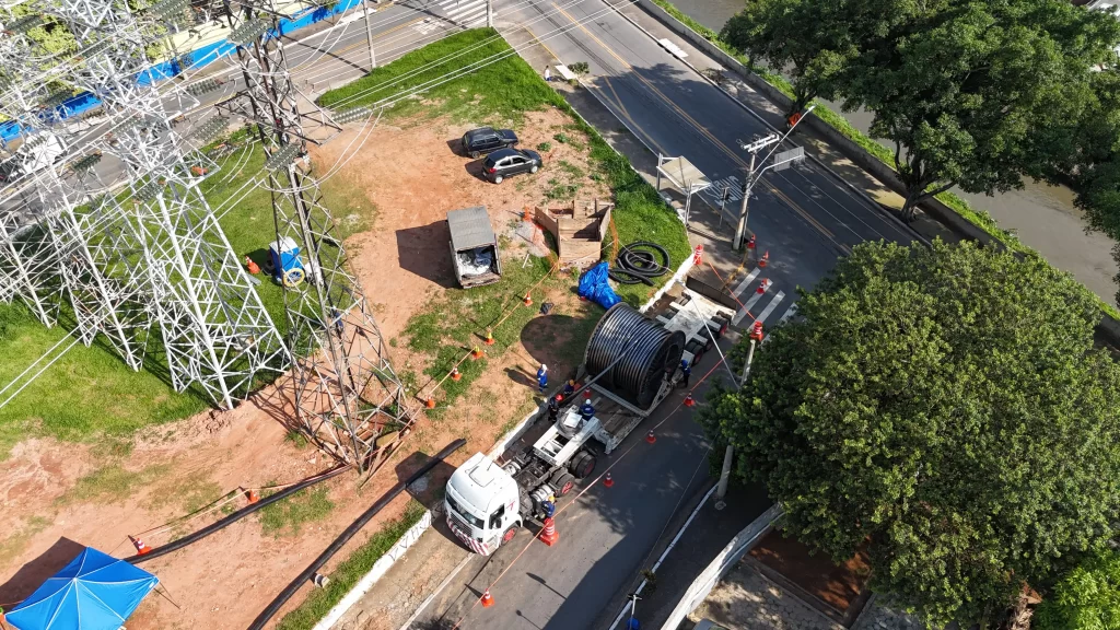 Divulgação
Empreendimento Riacho Grande conta com mais de 44km de linhas de transmissão subterrâneas em São Paulo