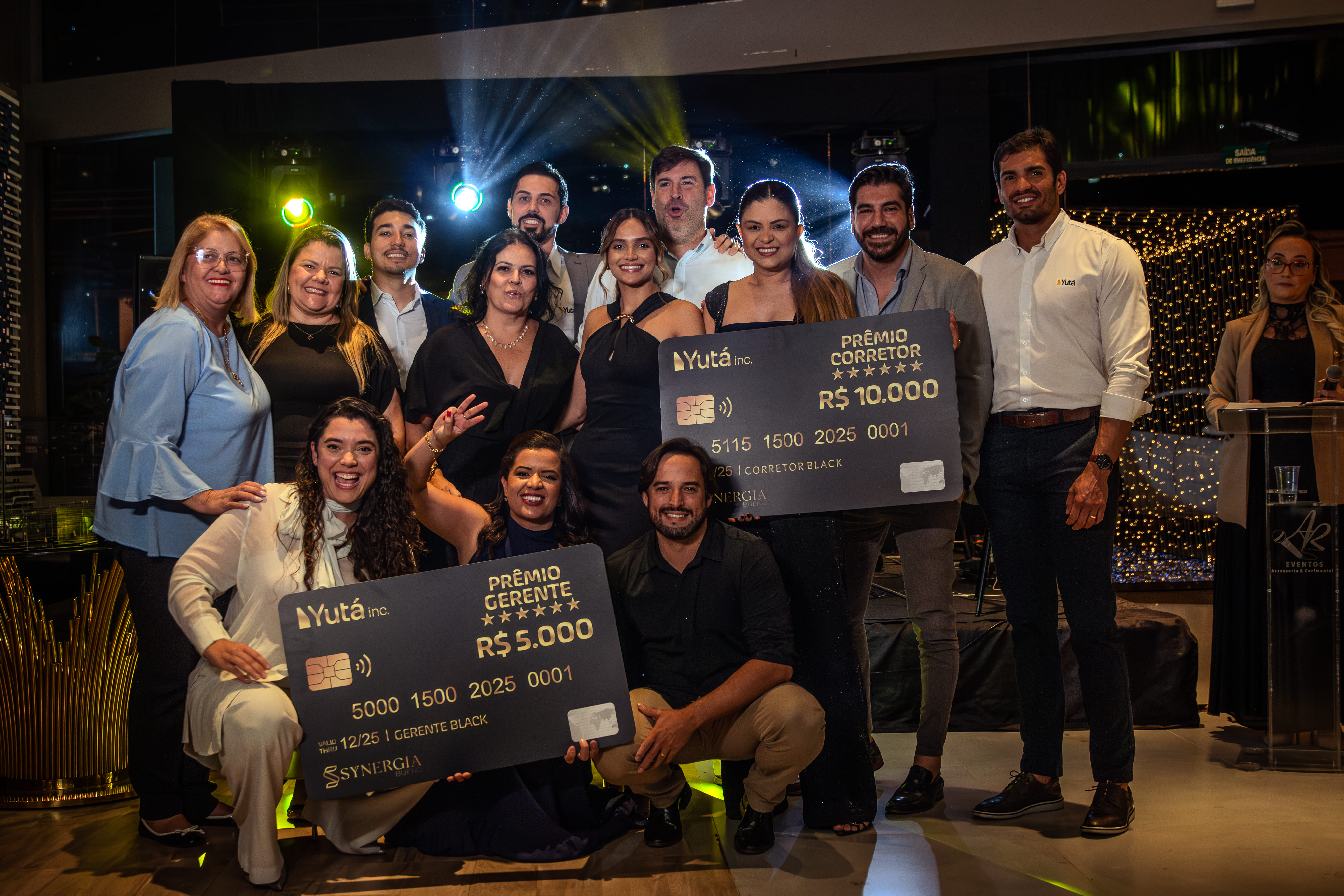 Mais 105 mil reais foram distribuídos em prêmios para corretores, gerentes e imobiliárias, durante o evento organizado pela Yutá - Crédito da foto: Divulgação