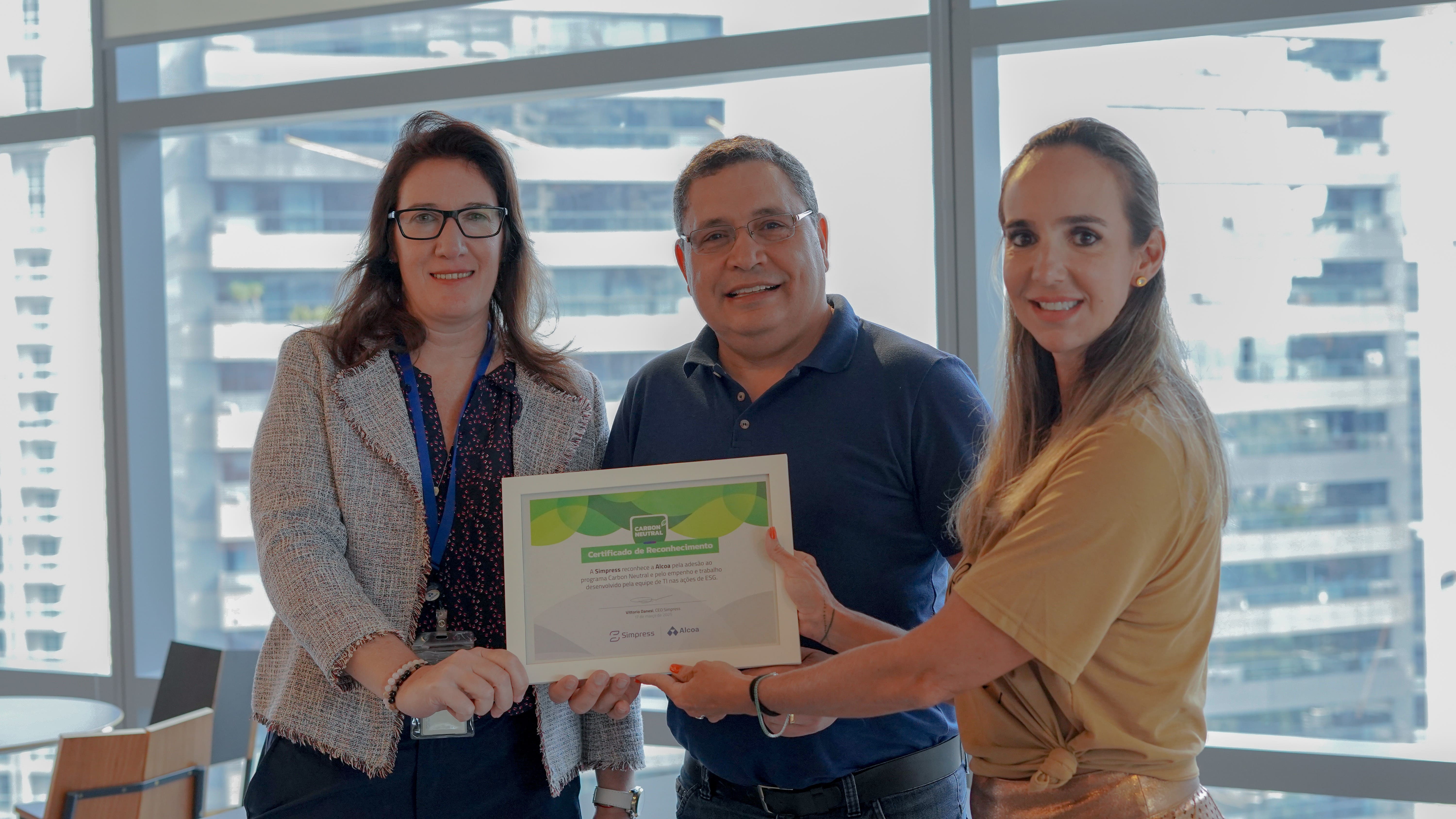 Parceria Alcoa e Simpress - Crédito da foto: Divulgação