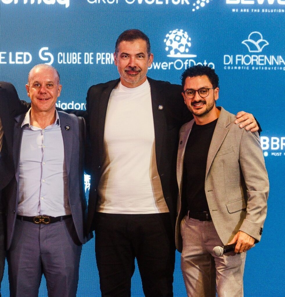 Marcos Koenigkan, Allan Costa e Paulo Motta
