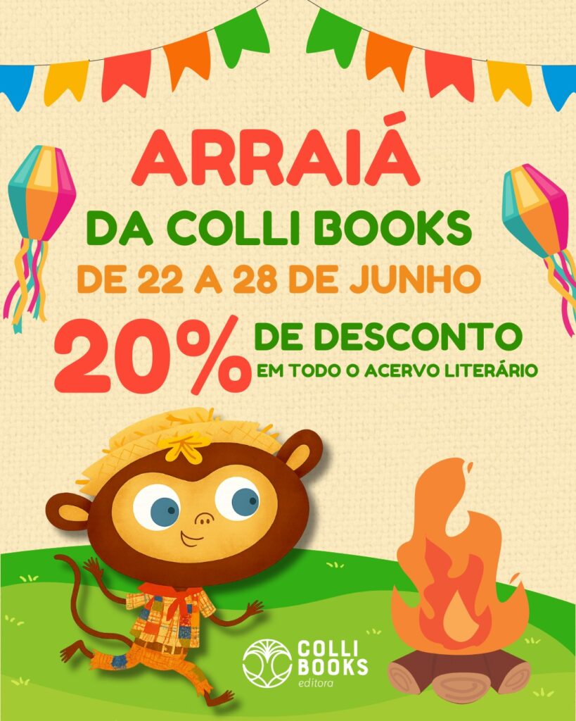 Arraiá descontos Colli Books-Créditos da foto: Divulgação