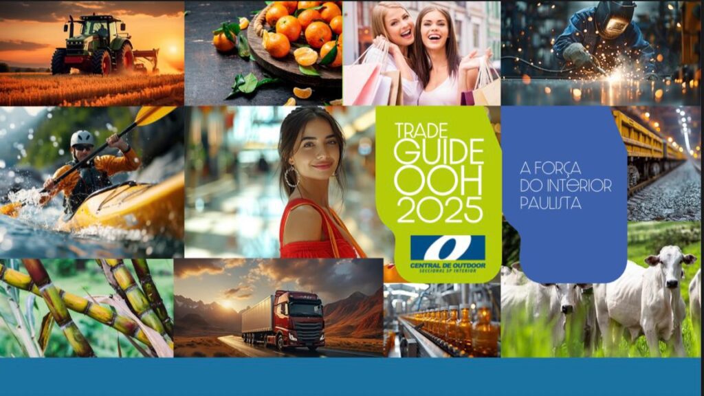 Divulgação
O estudo “Trade Guide OOH 2025” reforça o interior paulista como um dos mercados mais promissores para ações de mídia exterior no Brasil