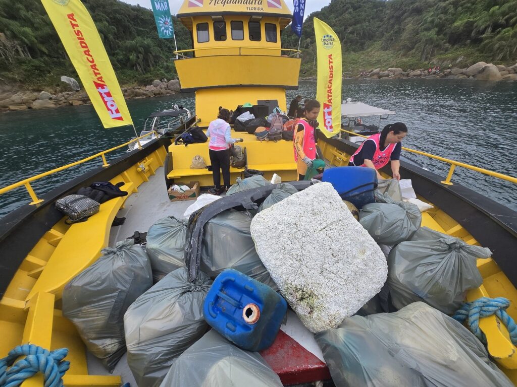 Projeto Limpeza dos Mares- Créditos da foto: Divulgação