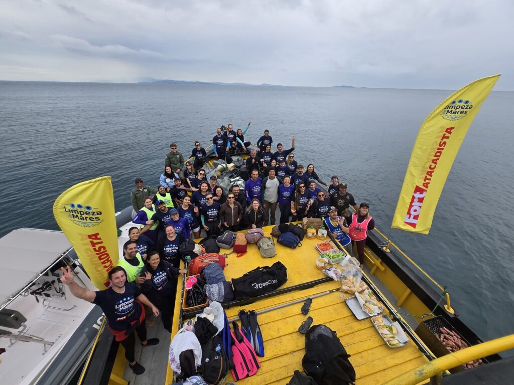 Projeto Limpeza dos Mares- Créditos da foto: Divulgação