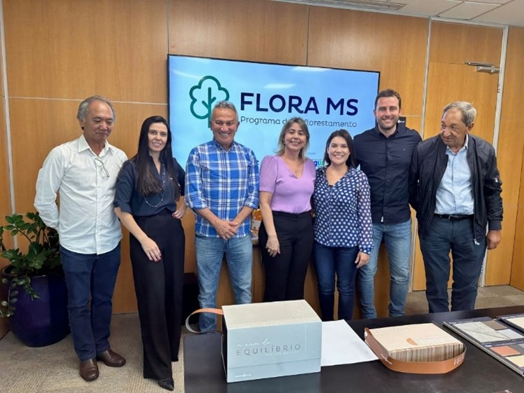 Crédito da Foto: Divulgação
Representantes da Greenplac se reúnem com agentes públicos para realiza o projeto Flora MS.