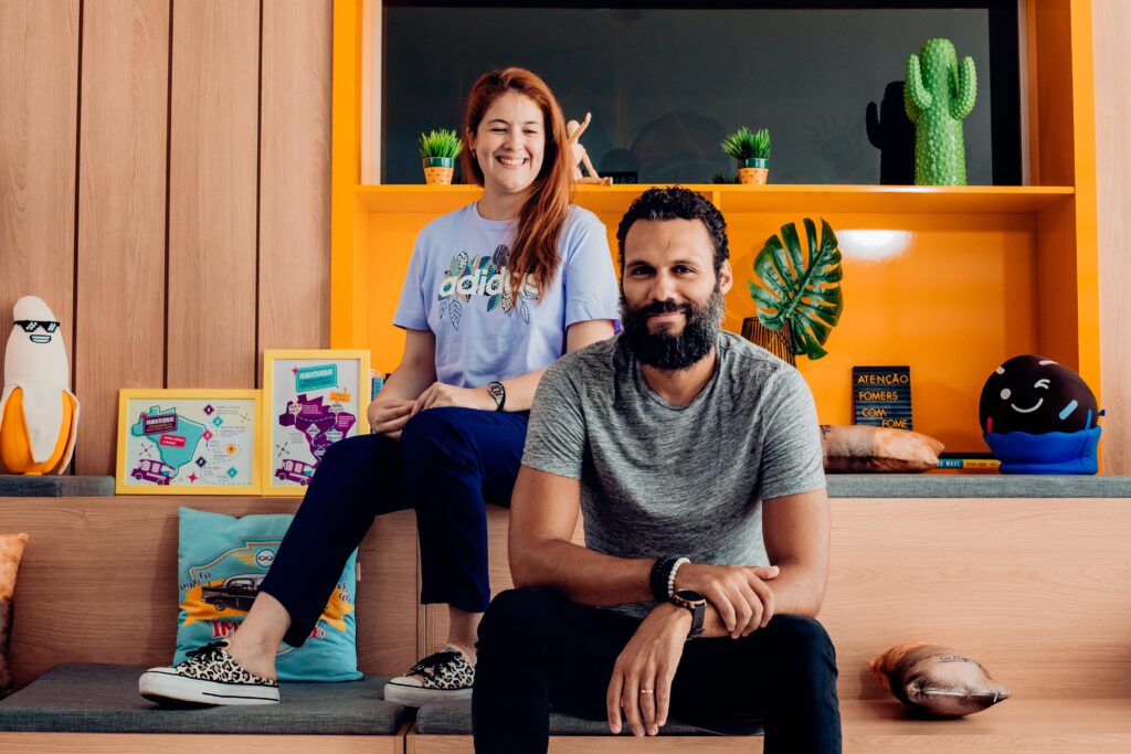 Steph e Igor - fundadores aiqfome- Créditos da foto: Divulgação