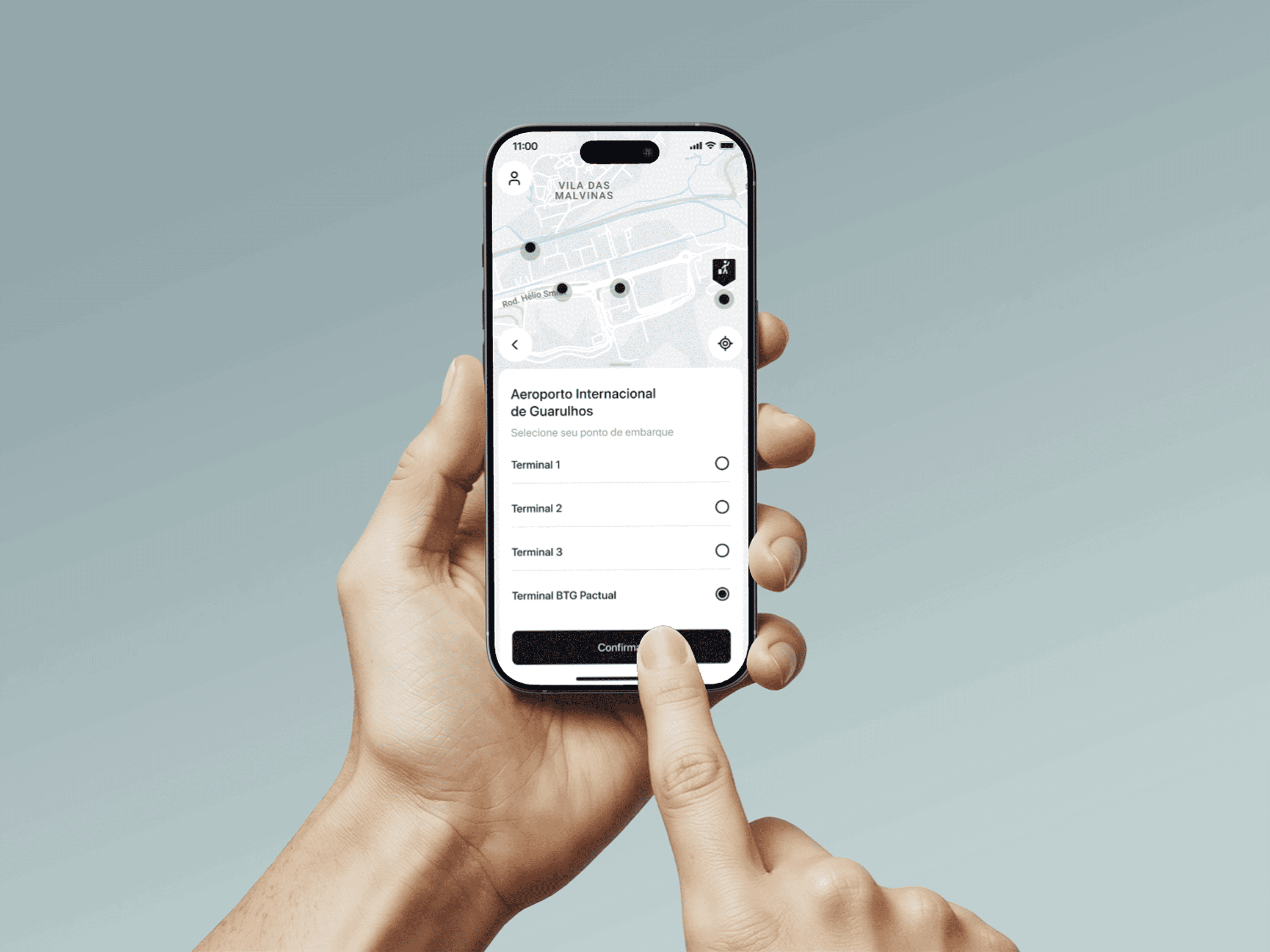 Crédito da foto: Embarque via App Rhino