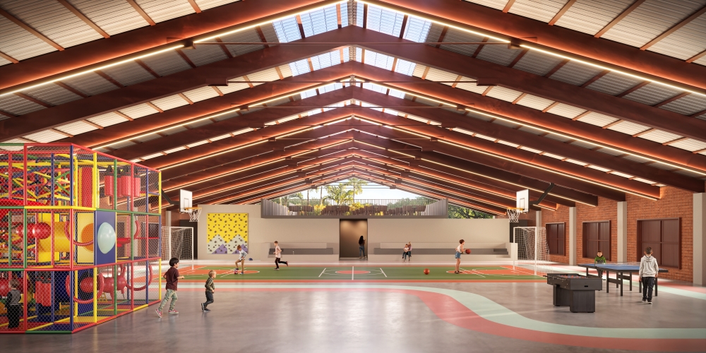 Espaco Kids da Fazenda Lumiar-Creditos:Divulgacao:Sousa Andrade Construtora