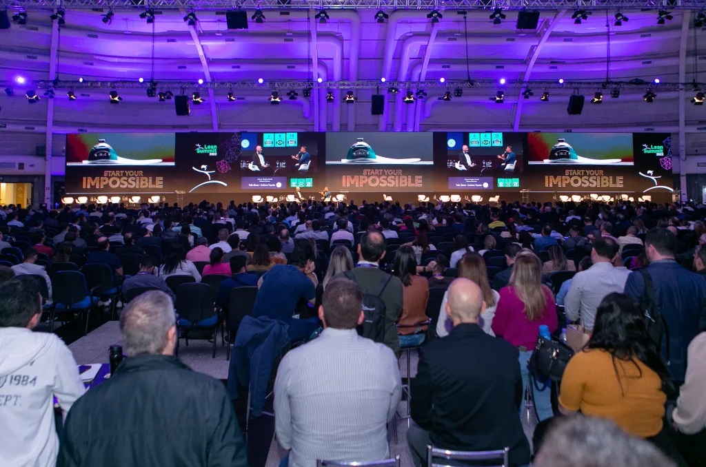 Lean Institute Brasil (LIB) divulgação
Imagem plenária do Lean Summit 2023