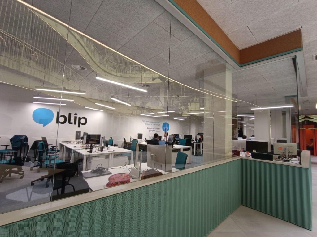 Divulgação Blip
Escritório da Blip na Espanha. Créditos: Blip