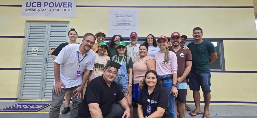 UCB e FAS inauguram sistema fotovoltaico em Tumbira
Crédito: Divulgação