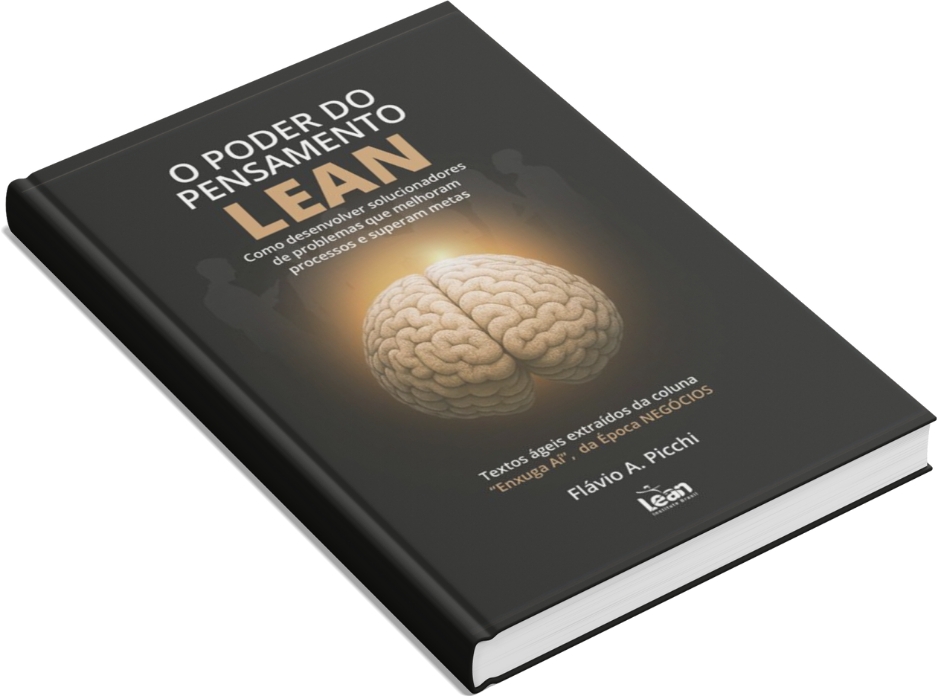 Imagem Do Livro O Poder Do Pensamento Lean De Flavio Augusto Picchi - Divulgacao
