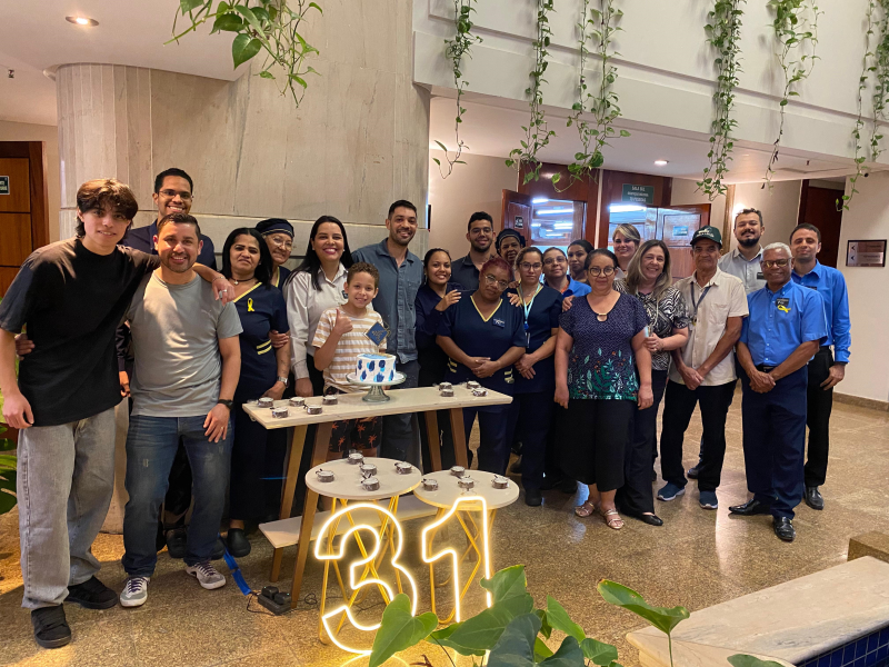 Aniversário 31 anos hotel Colaboradores - Créditos da foto: Divulgação