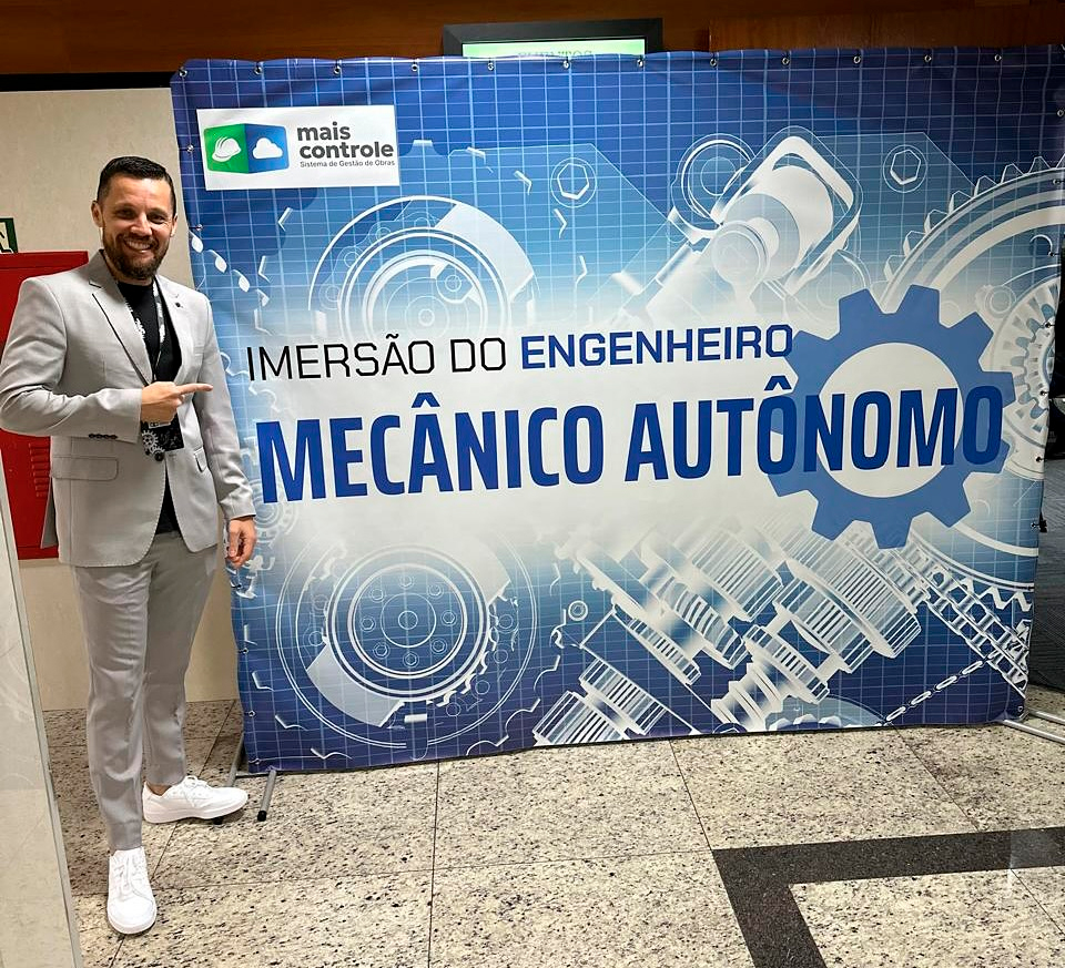 Divulgação
Daniel Lemos no evento Imersão do Engenheiro Autônomo