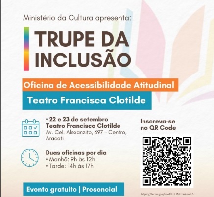Trupe da Inclusão - Oficina de Acessibilidade - Créditos da foto: Divulgação
