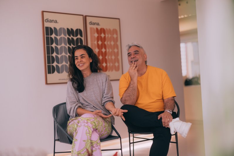 Divulgação
Debora Nitta e Eduardo Camargo, cofundadores da agência Diana