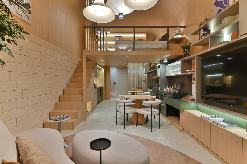 decorado do Studio BRK By Helbor