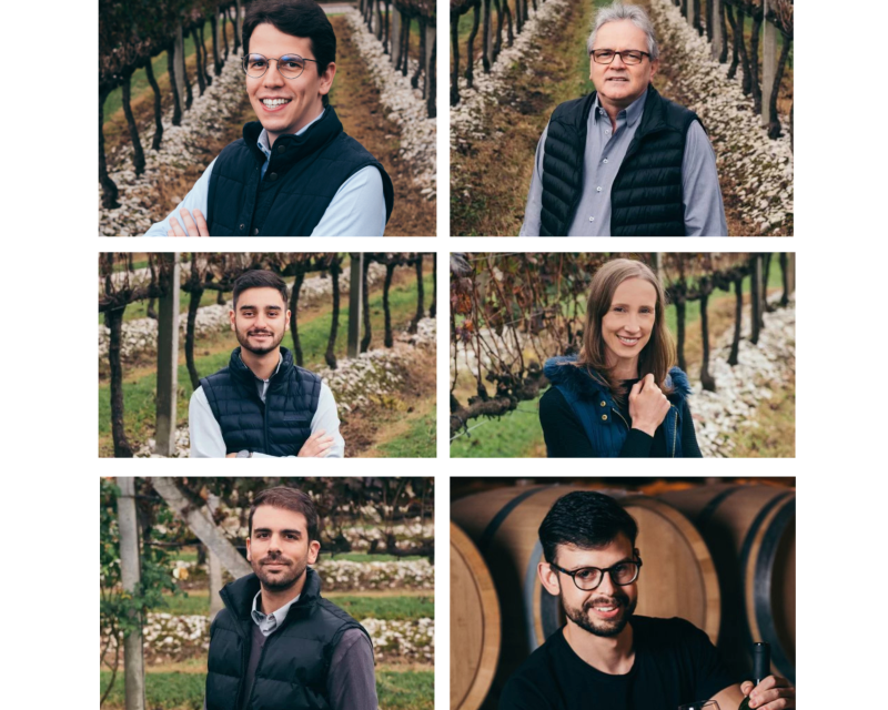 Divulgação
Time de enólogos da Salton.