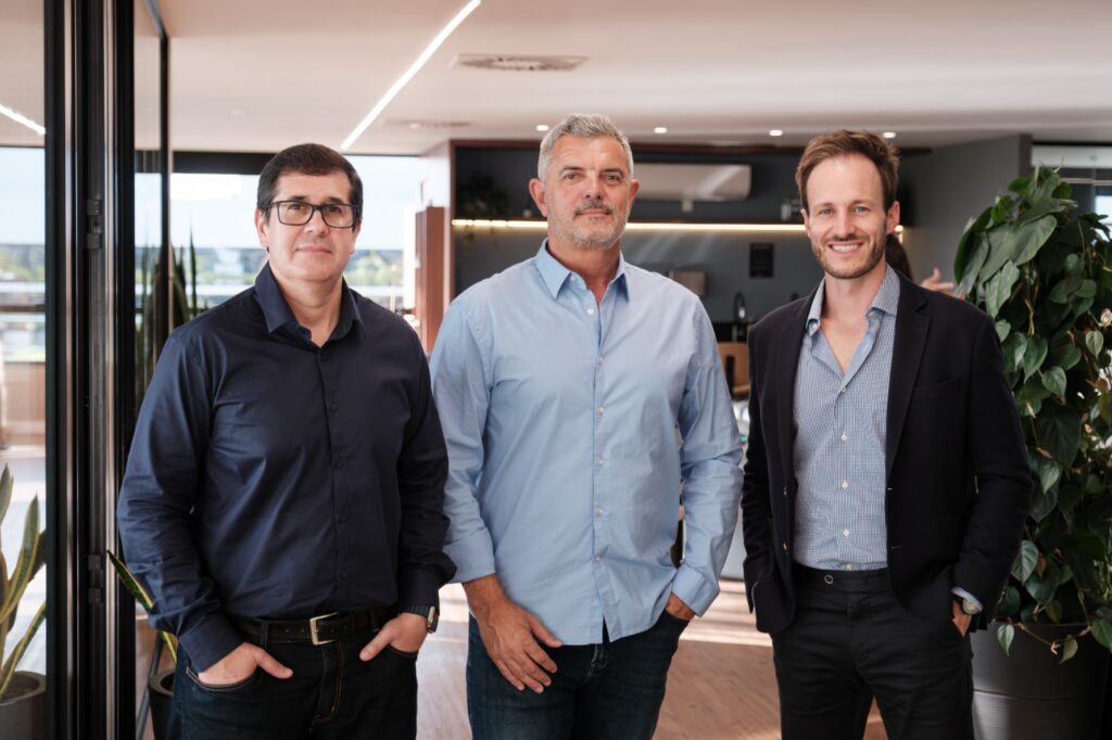 Diretoria HUB OCEANO - Eduardo Barbosa, Clevis Koakoski e Felipe Coin Bacichette