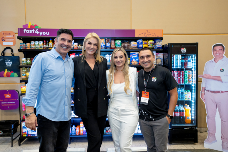 Edu Guedes, Ana Hickmann, Daiane e Cristiano Vanoni - Créditos da foto: Divulgação