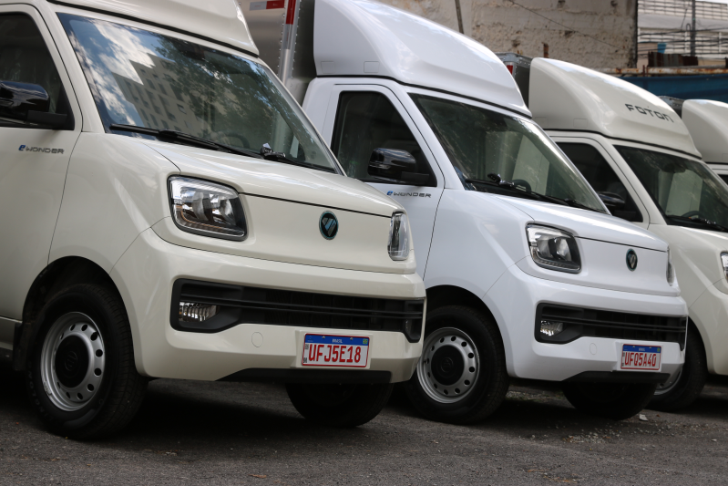 Veículo 100% elétrico eWonder, da Foton - Créditos da foto: Divulgação