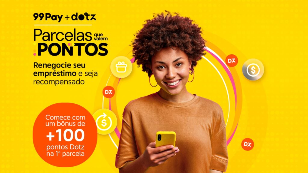 99Pay Parceria 99Pay e Dotz - Créditos da foto: Divulgação
