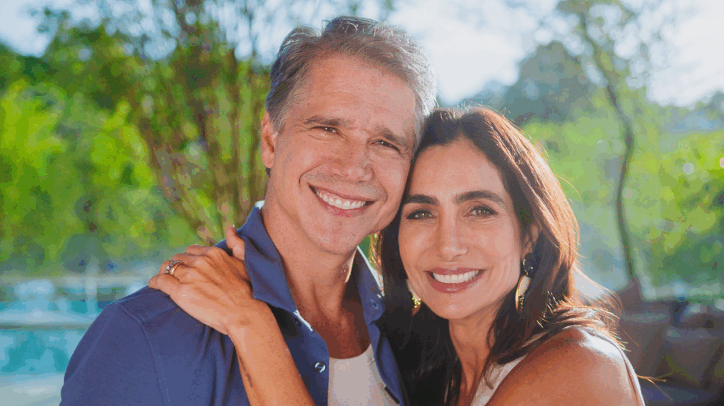 Casal Márcio Garcia e Andrea Santa Rosa - Créditos da Foto: Divulgação