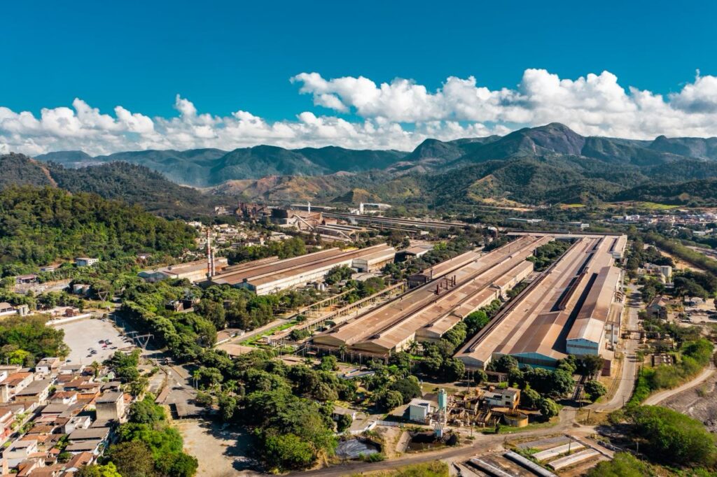 Vista aerea da Usina de Timoteo - Créditos da foto: Divulgação