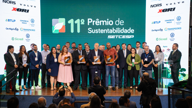 Divulgação Vencedores da 11º Prêmio de Sustentabilidade SETCESP