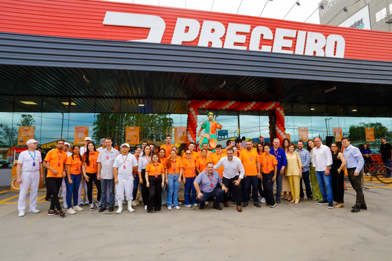 Reinauguração do Preceiro Atacadista, loja de Indaial Divulgação Grupo TOP