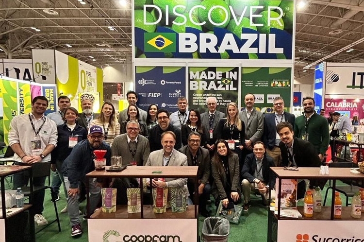 Representantes de 23 empresas, durante a Missão SIAL, realizado em Toronto, no Canadá, em 2025 Divulgação/CCBC