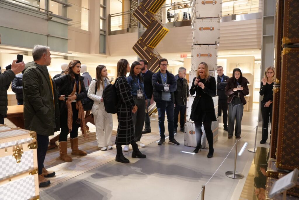Visita à loja da Louis Vuitton - Créditos da foto: Divulgação