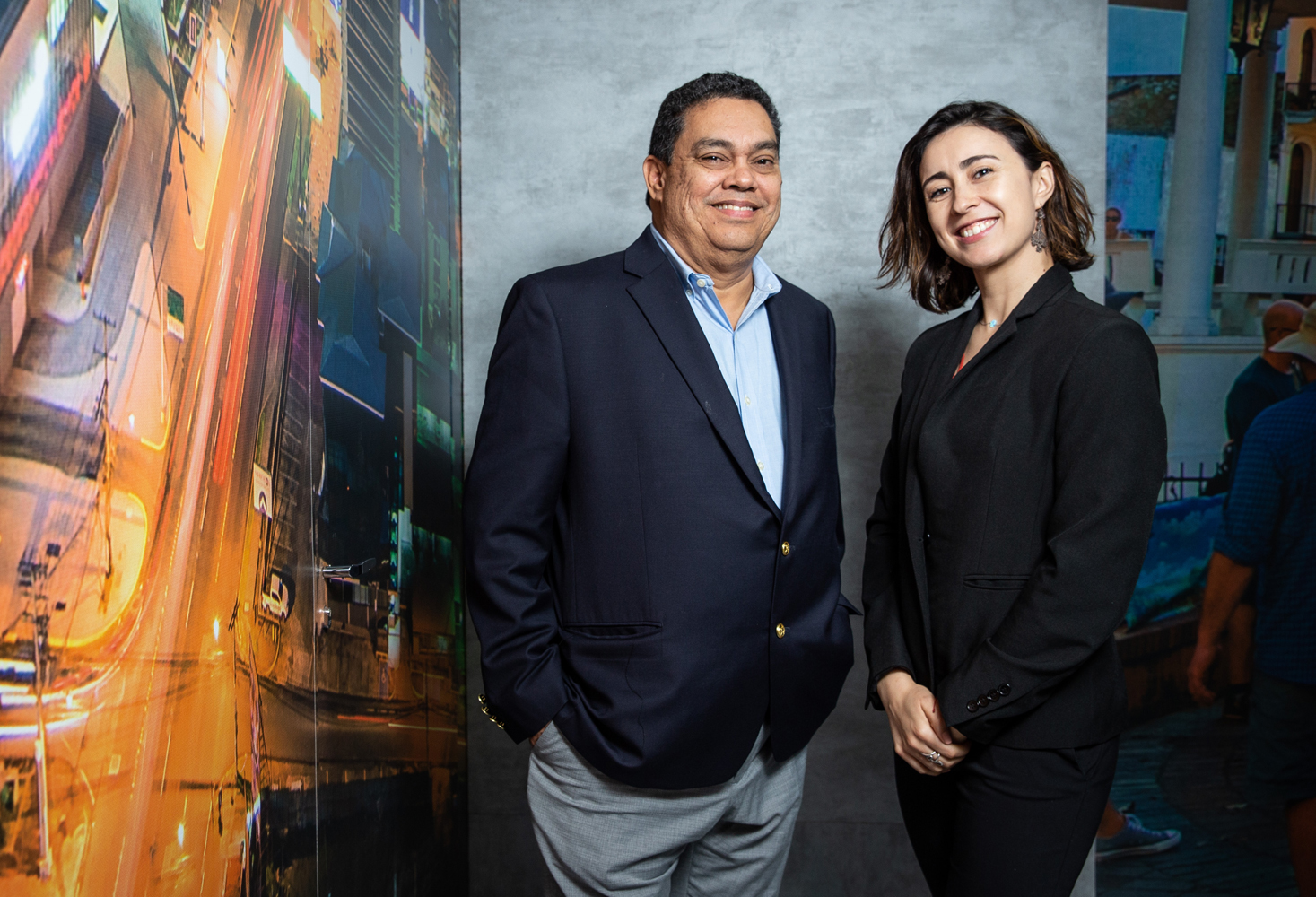 Divulgação/TM Americas Víctor Manjarres (CEO) e Juanita Ariza (vice-presidente executiva) da TM Americas