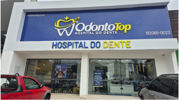 Fachada da unidade OdontoTop de Indaiatuba - Créditos da foto: Divulgação