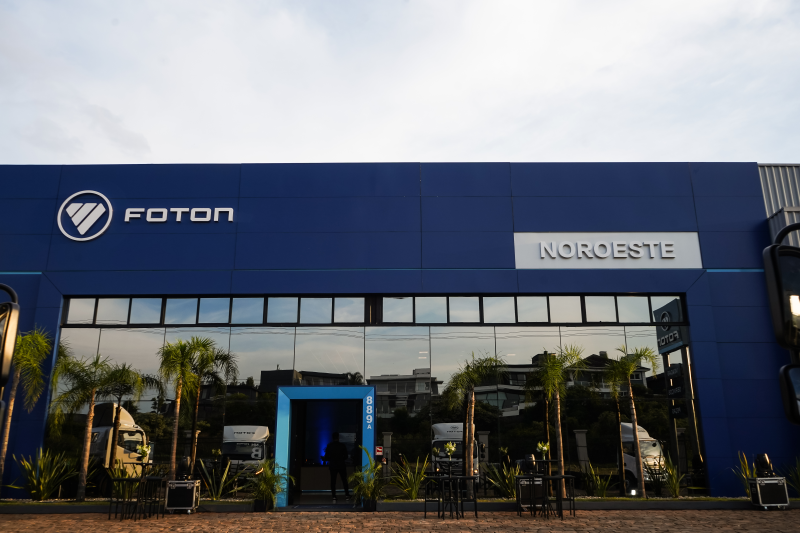 Concessionária Foton Noroeste, em Passo Fundo (RS) - Créditos da foto: Divulgação