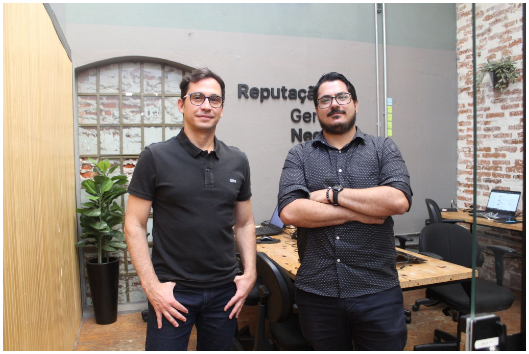 Fábio Ventura, CEO, e Wesley Colpani, COO, da Like Leads. Foto: Divulgação