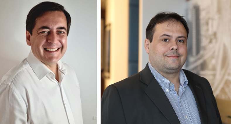 Claudio Macedo Pinto, da XS Global; e Márcio Rios, da Sombrero Seguros - Créditos da foto: Divulgação