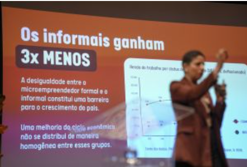 Renato Braga Apresentação do estudo para o público, durante o Summit Aliança Empreendedora, em Brasília