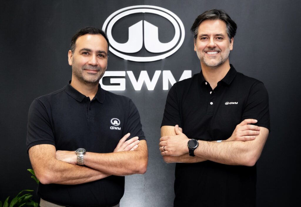 Alexandre Oliveira, Diretor de Vendas e Desenvolvimento de Rede - Diego Fernandes, COO da GWM Brasil - Créditos da foto: Divulgação