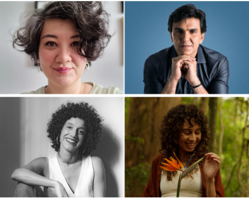 Da esq. para dir. Janaína Tokitaka, Gabriel Chalita, Luiza Romão e Mariana Brecht - crédito: Divulgação.