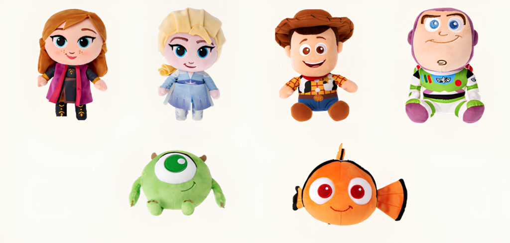 Pelúcias Disney_Pixar - Créditos da foto: Divulgação
